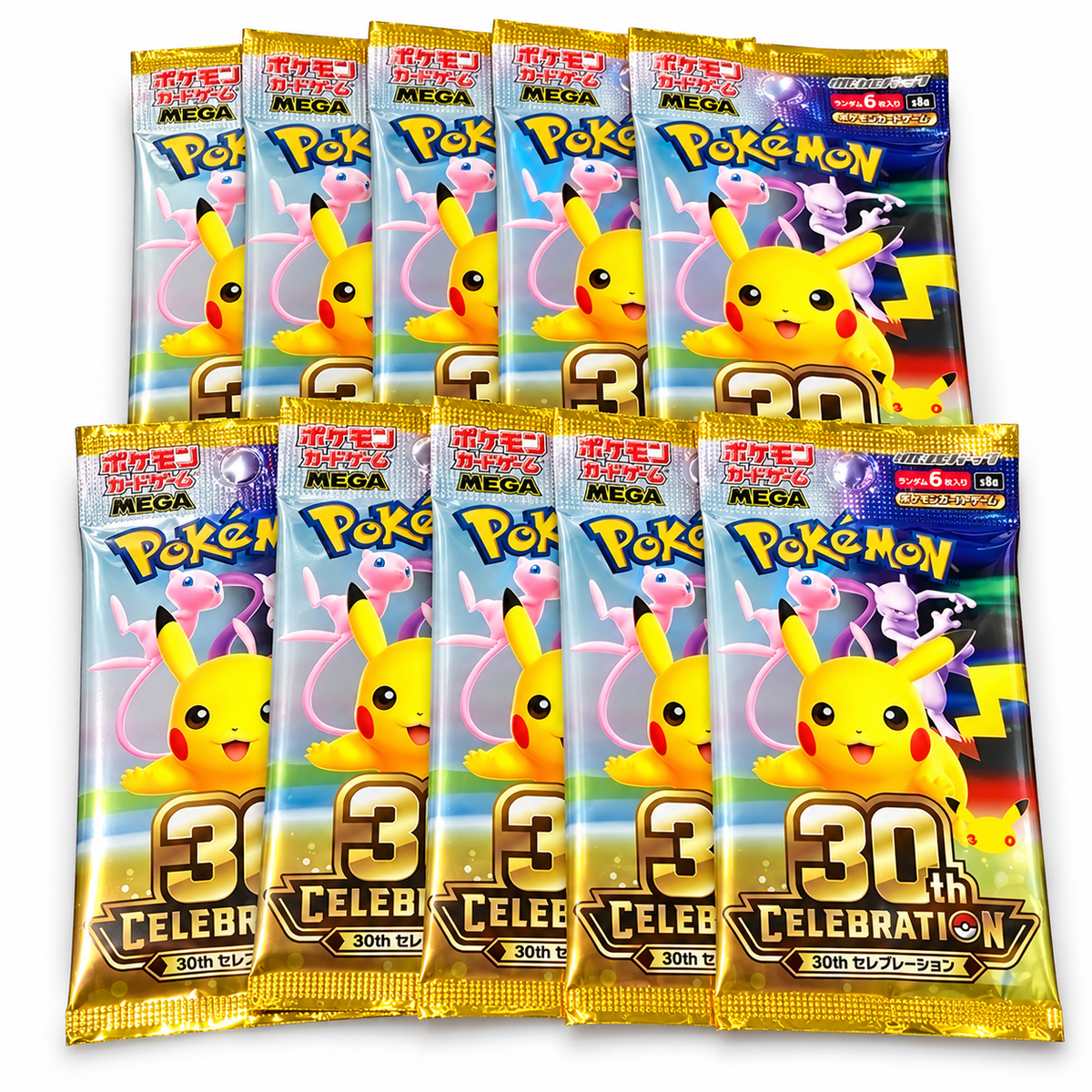 Pokémon TCG 30.º Aniversario  – Sobre Coleccionable de Pikachu en Chino Simplificado