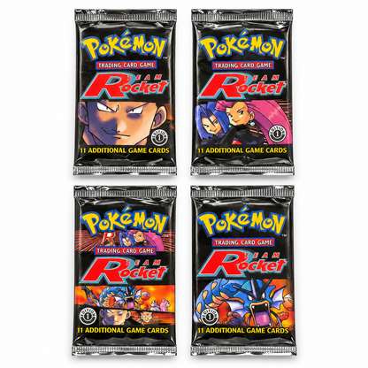 Cartas Pokémon Team Rocket  –  Pack de 11 Cartas Coleccionables | Edición Clásica