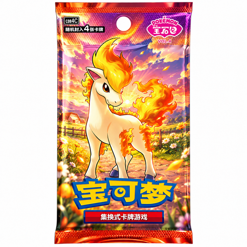 Pokémon TCG Gem Pack Vol. 1–5 – Pack de 4 Sobres en Chino Simplificado