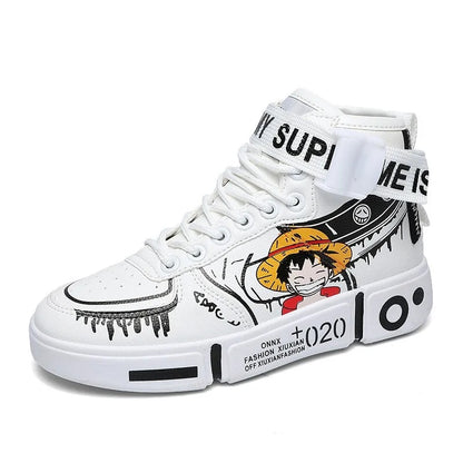 Zapatillas altas de Luffy & Ace One Piece